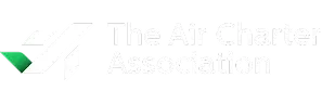 ACA (Aircraft Charter Association) logo featuring green diamond symbol and white text