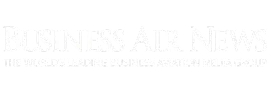 Business Air News logo in white text, aviation industry publication covering private jet news