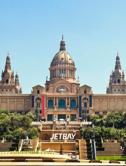Arrival and customs hall at Barcelona international airport for private jet charter passengers