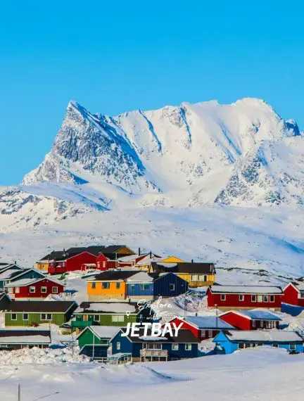 Arrival and customs hall at Nuuk international airport for private jet charter passengers
