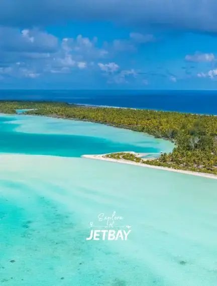 Arrival and customs hall at Rangiroa international airport for private jet charter passengers