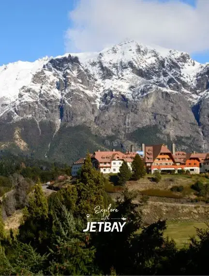 Bariloche international airport runway and private jet FBO terminal handling charter arrivals