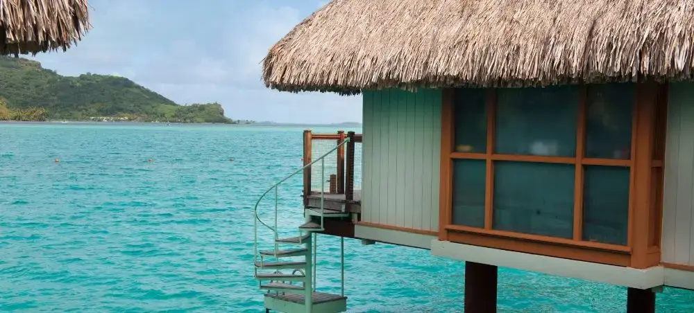 Cultural and natural attractions in Bora Bora featured on a private jet charter itinerary