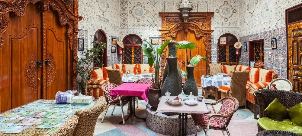 Fine dining restaurant and local cuisine in Fes for private jet charter travellers