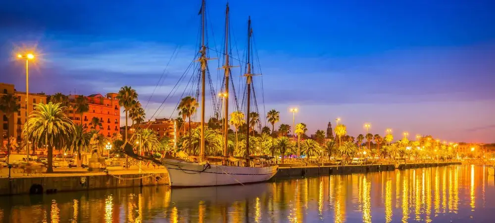 Historic city centre and heritage landmarks of Barcelona visited by private jet charter guests