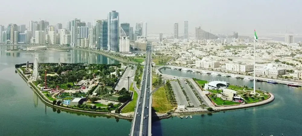 Historic city centre and heritage landmarks of Sharjah visited by private jet charter guests