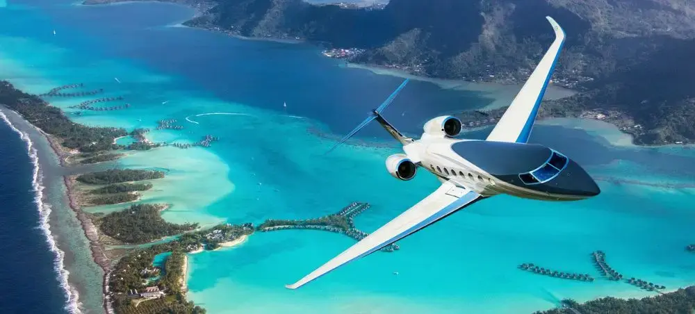 Luxury hotel and resort accommodation in French Polynesia for private jet charter passengers