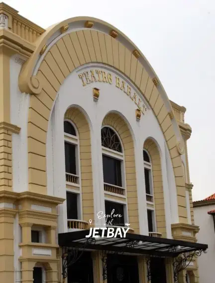Historic Teatro Baralt facade showcasing colonial architecture in downtown Maracaibo, Venezuela
