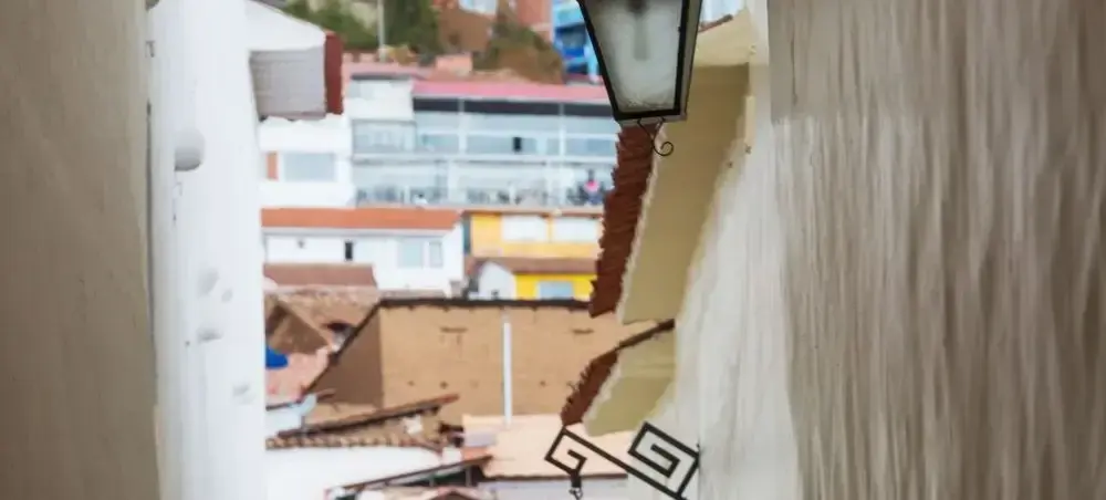 Outdoor market and shopping district in Cusco visited by private jet charter travellers