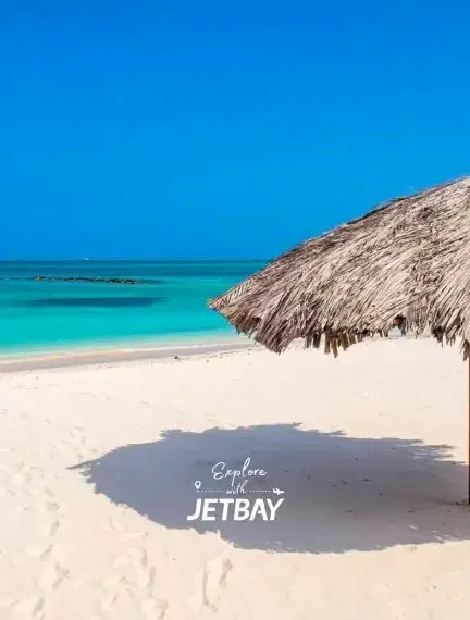 Private jet FBO lounge and arrival terminal at Oranjestad for charter passengers and crew