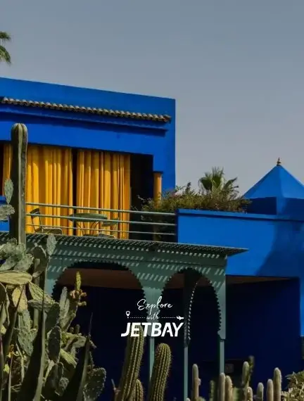 Private jet FBO lounge and arrival terminal at Marrakech for charter passengers and crew