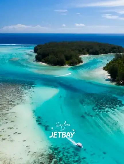 Private jet FBO lounge and arrival terminal at Rangiroa for charter passengers and crew