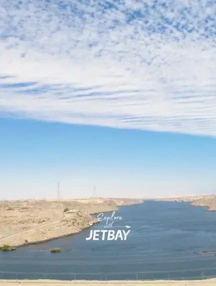 Private jet FBO lounge and arrival terminal at Aswan for charter passengers and crew