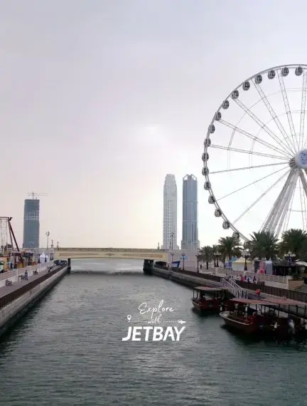 Sharjah international airport runway and private jet FBO terminal handling charter arrivals