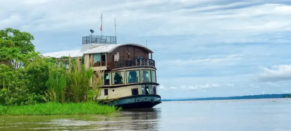 Waterfront promenade and landmark architecture in Iquitos for private jet charter visitors