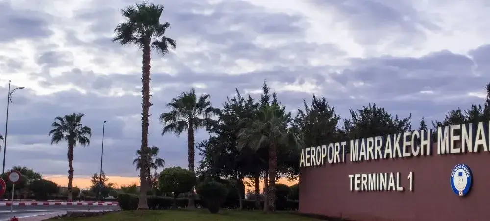 Waterfront promenade and landmark architecture in Marrakech for private jet charter visitors