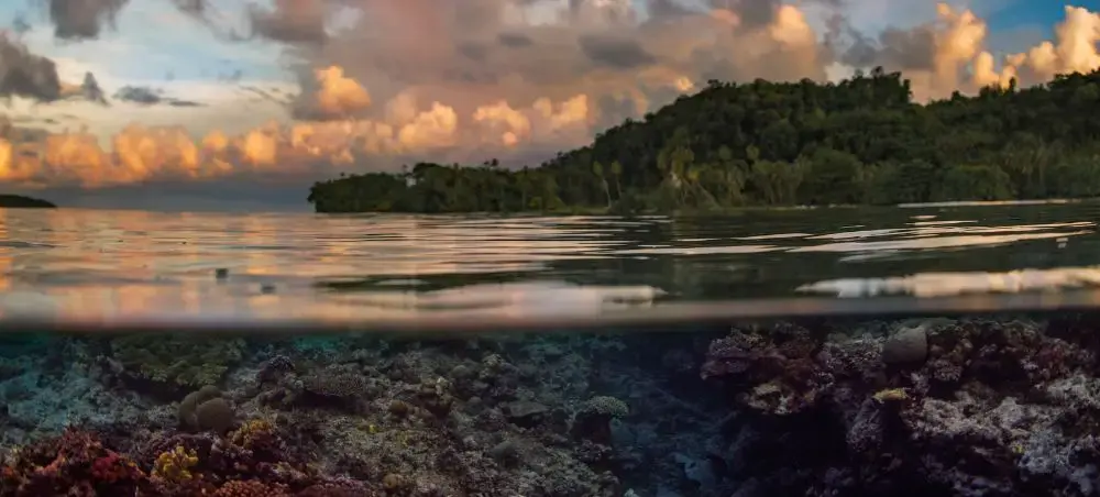 Waterfront promenade and landmark architecture in Solomon Islands for private jet charter visitors
