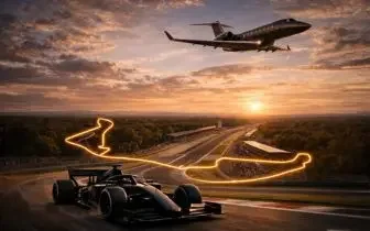 Formula 1 grand prix travel — private private jet rear cabin and private suite interior