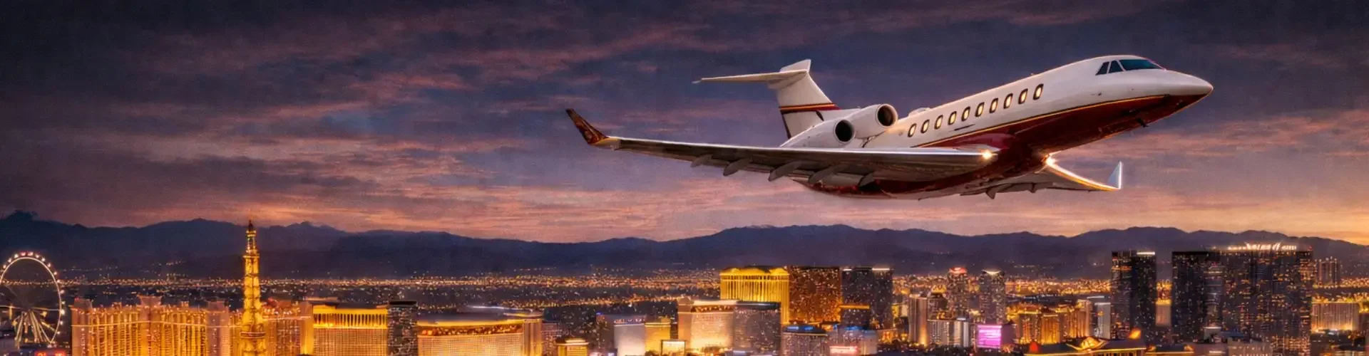 Private Jet to the Las Vegas Grand Prix (2026) Private jet cabin with panoramic windows during a las vegas grand prix 2026 charter