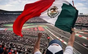 Private jet cabin with panoramic windows during a mexico city grand prix 2026 charter