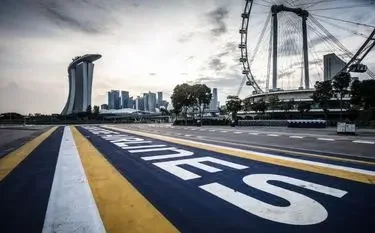 Private Jet to the Singapore Grand Prix (2026) Private jet cabin with panoramic windows during a singapore grand prix 2026 charter