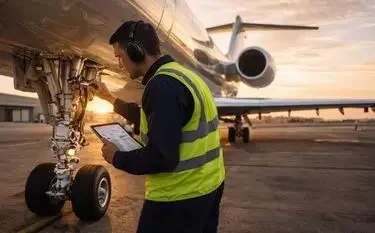 Private jet cabin with panoramic windows during a wyvern verified safety charter