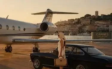 Private jet cannes film festival portrait for private jet charter passengers