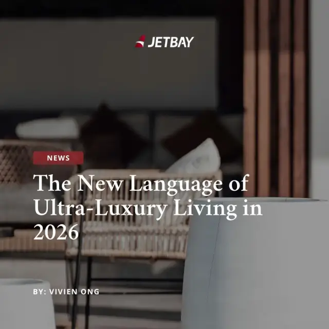 JETBAY news article cover featuring elegant modern interior design showcasing ultra-luxury living trends