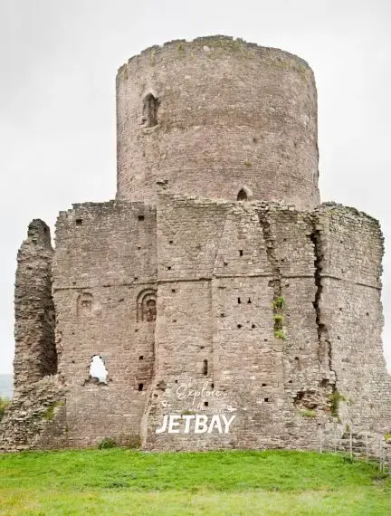 Tretower Court and Castle near Crickhowell in Bannau Brycheiniog, Wales