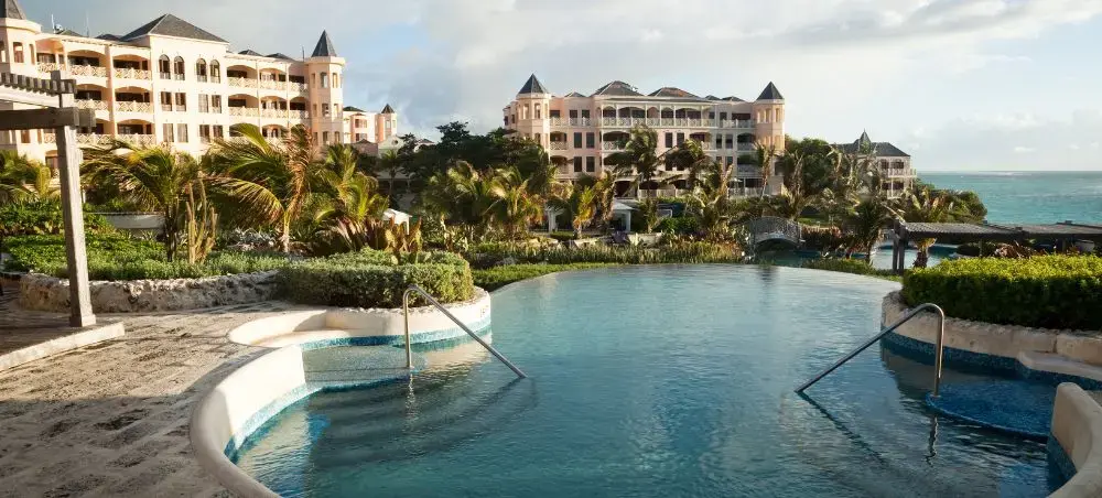 Luxury beachfront resort overlooking the Caribbean Sea in Barbados