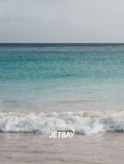 Carlisle Bay in Bridgetown Barbados with white sand and turquoise water