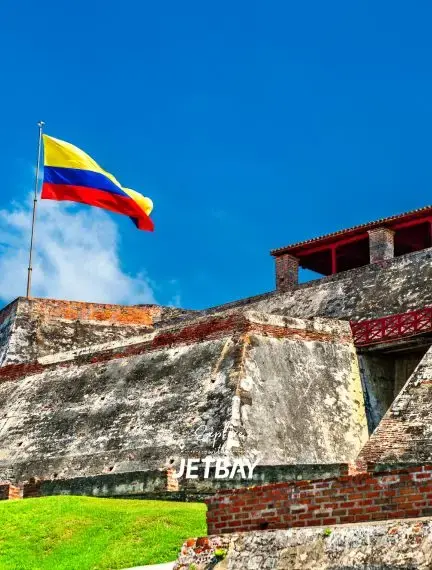Castillo San Felipe de Barajas fortress overlooking Cartagena Colombia