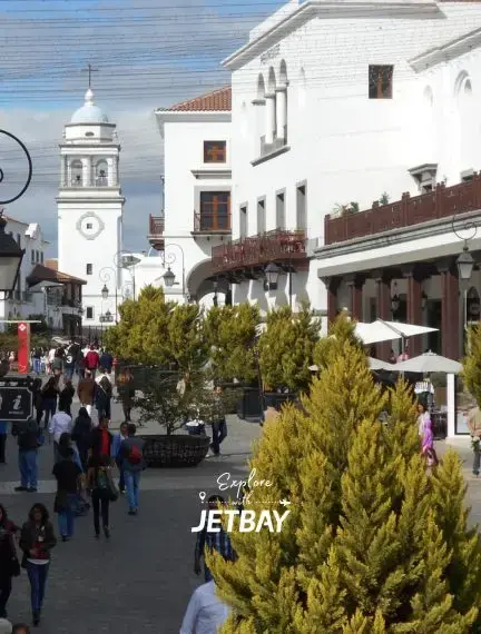 Ciudad Cayala pedestrian district with modern architecture in Guatemala City