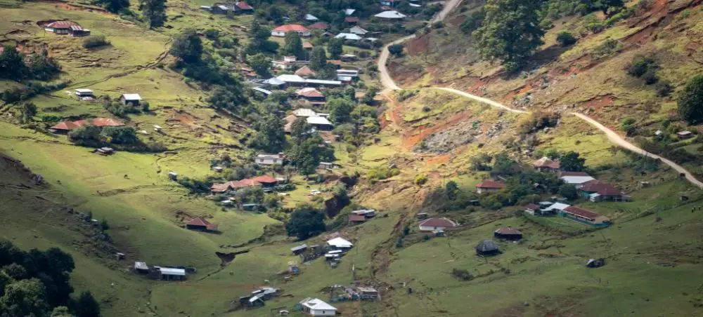 Scenic view of Chiantla Valley in Guatemala