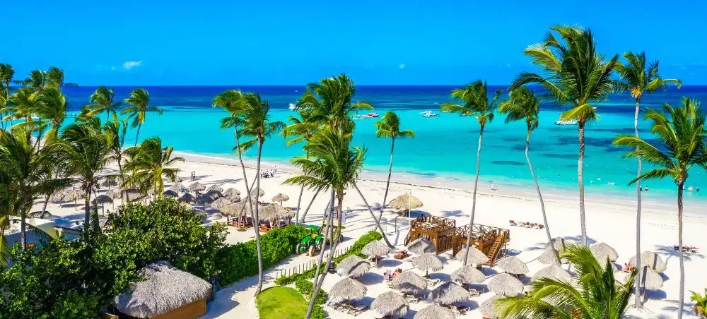 Luxury beachfront resort in Punta Cana overlooking Bávaro Beach