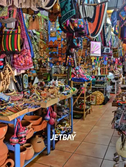 Market stalls at Mercado Guamilito in San Pedro Sula, Honduras