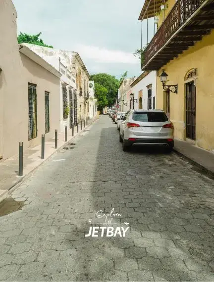 Historic streets and cathedral in Santo Domingo's Zona Colonial