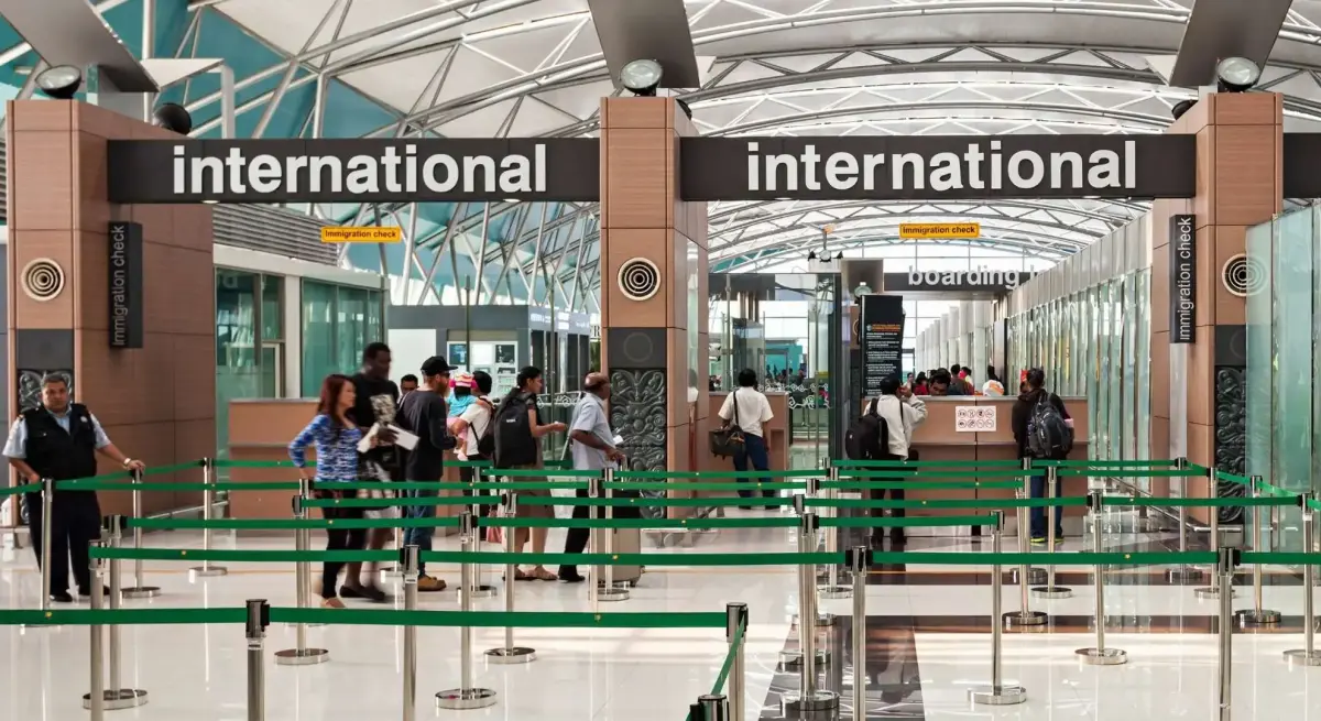 Jakarta airport terminal illustrating disrupted private jet operations due to volcanic ash at Halim Perdanakusuma and Soekarno-Hatta