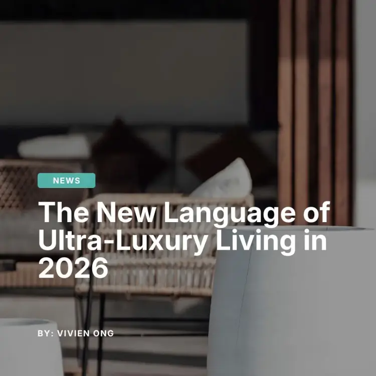 Jetbay news article cover featuring elegant modern interior design showcasing ultra-luxury living trends