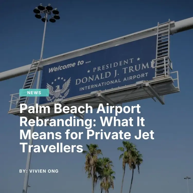 Welcome sign at Palm Beach International Airport, now renamed President Donald J. Trump International Airport