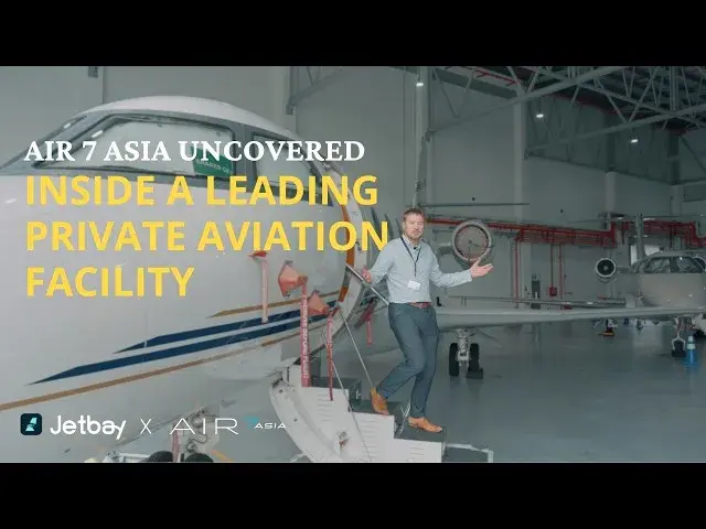 Private Jets & A Salad Wall?! | Air 7 Asia Private Aviation Facility Tour