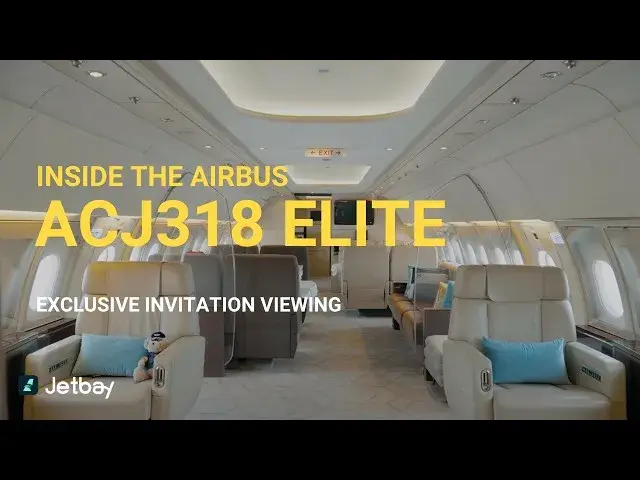 Inside the $100 Million Airbus Corporate Jet ACJ318 Elite | Exclusive Private Viewing