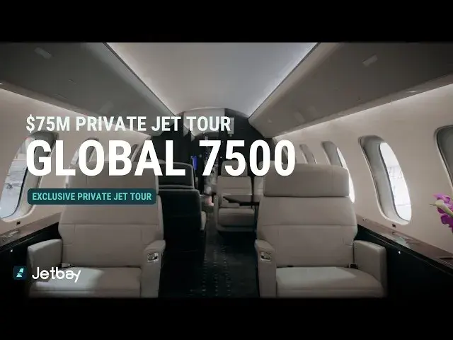 Inside the Ultimate Private Jet: Bombardier Global 7500 Walkthrough